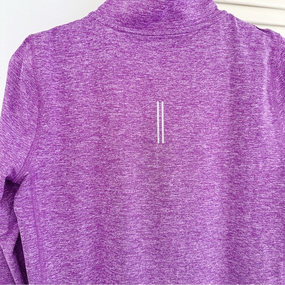 NEW♥️NIKE ELEMENT QUARTER ZIP PULLOVER TOP SHIRT XS PURPLE RUNNING GOLF WORKOUT - Picture 4 of 6
